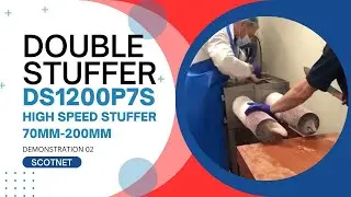 Scotnet DS1200P7s Double Stuffer in operation