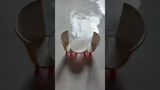 Chair table making with paper cup #diy #paper #cup #yt