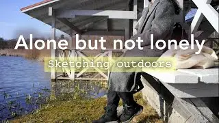 Bring your sketchbook outdoors on the first day of spring 🌱