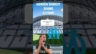 ADRIEN RABIOT S&rsquo;ENGAGE AVEC L&rsquo;OM! #ligue1 #transfer #om #rabiot #shortvideo