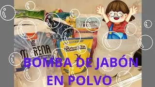 Bomba de Jabones en  polvo para ropa muy sucia y con manchas difíciles 😊