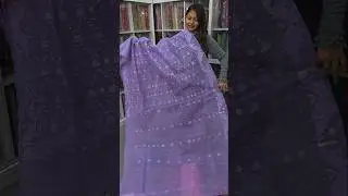 Budget Renge 60/80 mixed count handloom Dhakai Jamdani Halfsilk saree (+8801723094152)