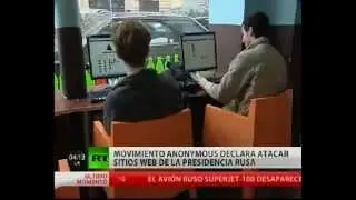 ANONYMOUS ATACA LAS P&Aacute;GINAS DEL KREMLIN
