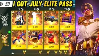 I GOT JULY ELITE PAAS & JULY ELITE PASS PRE ORDER REWARD | FREE FIRE JULY ELITE PASS SEASON 38