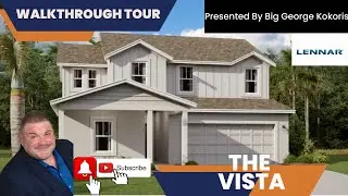 Lennar's Vista Model Walk Though Tour | Winter Haven Florida New Homes