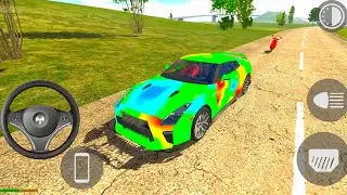 🏎️ Nissan GTR Beast Mode High Speed Highway Attack | Indian Car Map | Driving Game 3D