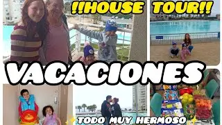!!✨HOUSE TOUR VACACIONES ✨!! Piscina y regaloneo 💖🥰 TREMENDA VISTA😍