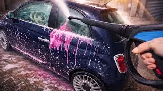 POV: Cleaning A Dirty Fiat 500