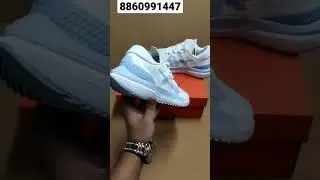 Nike Voomero 🤍💙XV White Sky Colour Unique Shoe ||Size Uk 41 to 45 ||Ultimate Design|| Slip Resistant
