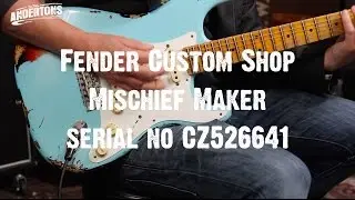 Top Shelf Guitars - Fender Custom Shop Heavy Relic Mischief Maker serial no CZ526641