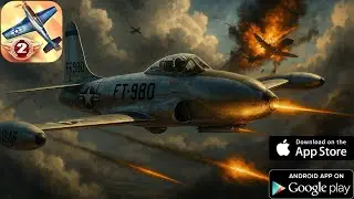 Lockheed P-80 - First American Jet Fighter - Sky Gamblers - Storm Raiders 2 - 4K Mobile iOS Android