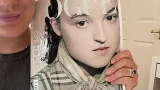 ASMR| April vogue read through 📚❤️ (mouth sounds,tracing)