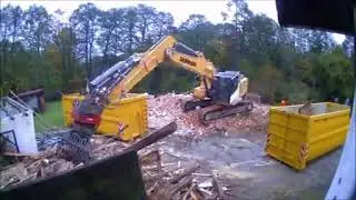 Schöberl Abbruch Wohnhaus im Zeitraffer