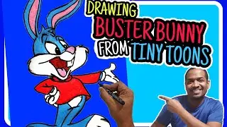 Easy Drawing Buster Bunny