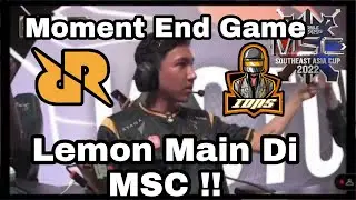 LEMON MAIN DI MSC‼️LEMON CLINT GOLD LANER | MOMENT END GAME RRQ VS IDNS MATCH 1