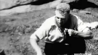 Snake Man at La Perouse - 1938 footage