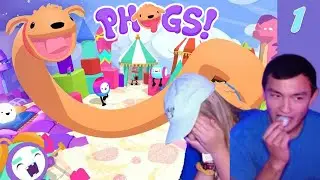 Ash & Danny Play PHOGS! - Part 1 - Catdog Goes to Dream World