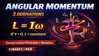 Angular Momentum: Relation with I & Conservation Principle Proof | NEB Class 12 Physics