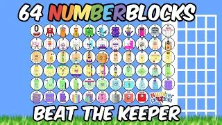 64 Numberblocks Beat The Keeper Tournament Marble Race