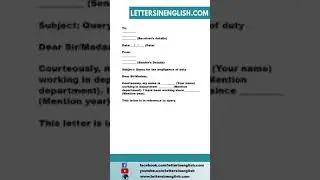 Response to Query Letter for Negligence of Duty - Reply Letter for Negligence of Duty