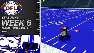 OFL Season 46 Week 6 | Florida Firecats @ Barton Brusiers | Roblox Football Highlights