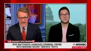 Kurt Bardella on Morning Joe -- Any Secret Service that covered up January 6th Evidence is a Threat