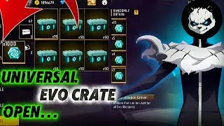 😱 OPEN CRATE UNIVERSAL TOKEN 🥰 1000 TOKEN GET IN VIDEO 🔥 TAMIL #garenafreefire #tamilvideo