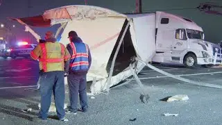 Metrolink Train Collides With Semi-Truck at Railroad Crossing in Oxnard