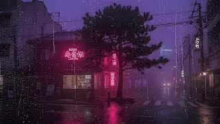Midnight Rain & Lofi 🌃 | When You Miss Someone | No Ads | 12 Hours
