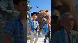 The bear attacks the teacher 😨🥶 Watch his reaction#anime#shorts #subscribe