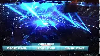 Takam/Joshua fixed? Judges scorecards flashed on screen before fight!
