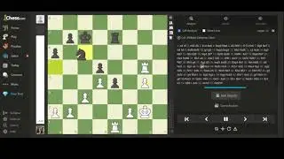 Chess Live Game Play Analysis - Game #2