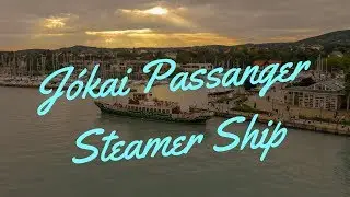 Balatonf&uuml;red - J&oacute;kai Passanger Steamer Ship - Gőz&ouml;s - Balaton - HUNGARY 4K