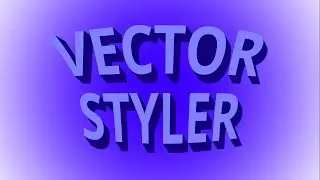 Cara Membuat 3D Distorsi Text Effect Menggunakan Drop Shadow Pada Aplikasi VectorStyler