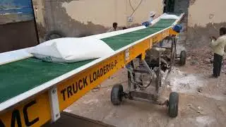 Truck Loading Conveyor for 50 Kg Salt bags
