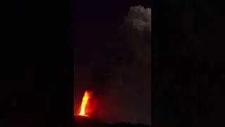 Lava spews out of Mount Etna in Italy #volcano #volcanicactivity #italy