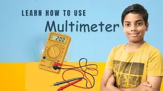 Multimeter Magic!⚡ Check Voltage, Current & More Easily!#viral#ytvideos#voltage #learn@sriviksworld 