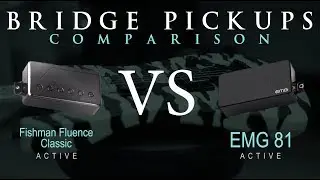 FISHMAN Fluence Classic vs EMG 81 - Active Bridge Pickup Guitar Comparison / Demo