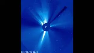 Sun diving comet August 26, 2024