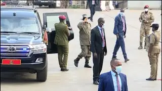 Museveni makes entry to Parliament to pay tribute to the late MP Sarah Mateke - ENJOY  #ogapromoug