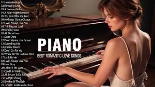 BEAUTIFUL ROMANTIC PIANO LOVE SONGS 80'S - Soulful Piano Music to Fall in Love All Over Again