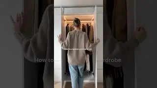 How to organise your wardrobe 🤍📌👖🧥 #wardrobe #organisation #closet #wardrobeorganizer #declutter