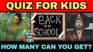 📚 Trivia for Kids |  Music, Pirates & More #triviachallenge #quizgame