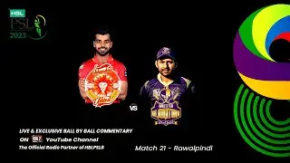 FM1062 LIVE | HBL PSL 8 2023 Match 21 | IU vs QG | LIVE CRICKET COMMENTARY | Mar, 5th 2023