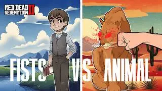 FISTS ONLY Vs Legendary Animal In RDR2...