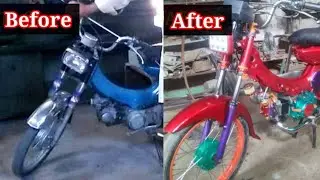 Old Motorcycle Restoration | Old Bike Changes Into New Bike | Usman Info Vlogs