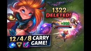 12/4/8 on Zoe Mid — High Damage, Risky Plays, Ranked Chaos