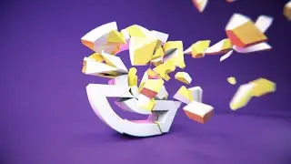 Cinema 4D Fractured Logo Tutorial with EJ Hassenfratz