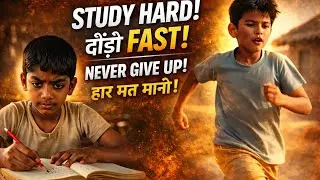 Study Hard Running fast (Hindi motivational Stories video)@jrajput.. #motivation #sad story 