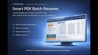 Rename Hundreds of PDF Files in Seconds &ndash; No Installation Required